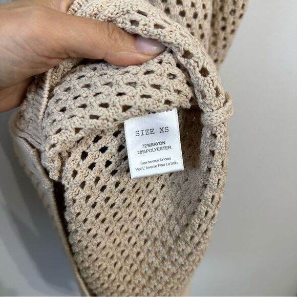 SER.O.YA Tilli Knit Crochet Vest - Picture 6 of 7